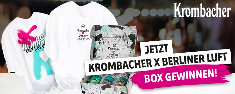 Krombacher Gewinnspiel Krombacher ❤️ Berliner Luft Box