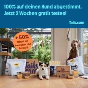 Gratis Hundefutter von tails.com