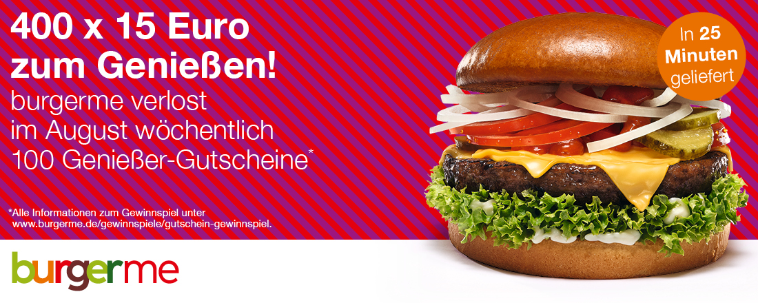 burgerme Gewinnspiel Gutscheine