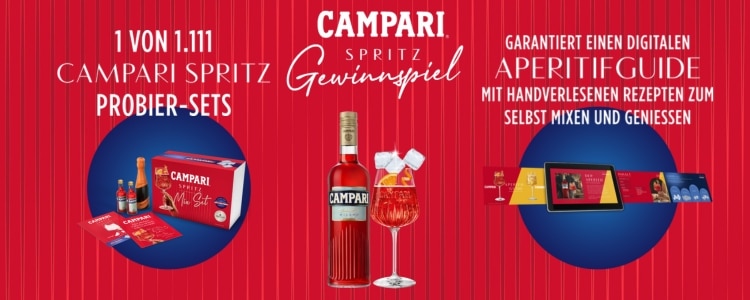 Campari-Gewinnspiel Produktpaket Sofortgewinn