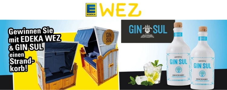 Strandkorb bei EDEKA WEZ und GIN SUL gewinnen