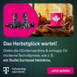 Telekom-Gewinnspiel im Herbst