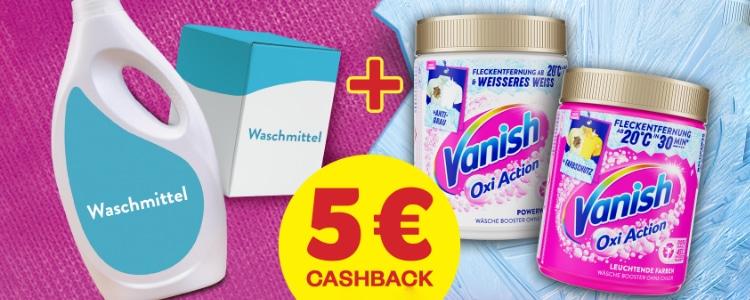 Vanish 5€ Cashback