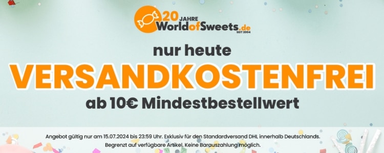 World of Sweets versandkostenfrei