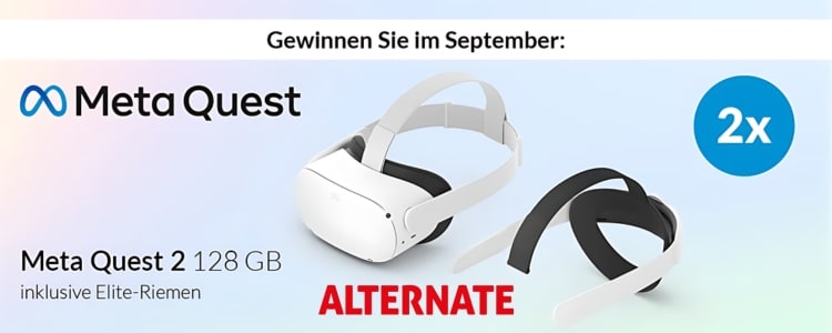 ALTERNATE Gewinnspiel: Meta Quest 2 VR-Brille