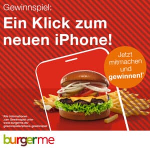 burgerme Gewinnspiel APPLE iPhone 16 Pro