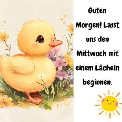 Schönen guten Morgen Mittwoch