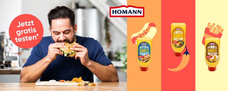 Homann Snack-Sauce gratis testen