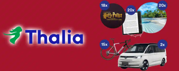 Thalia Gewinnspiel; VW Bus, Harry Potter, E-Book-Reader