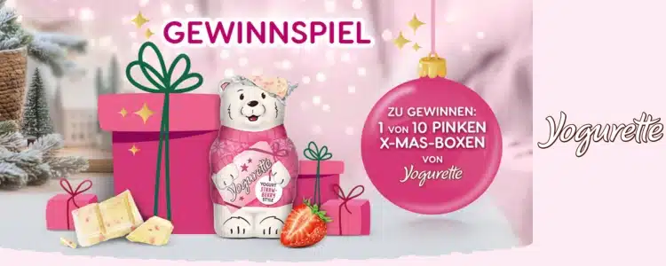 Yogurette Gewinnspiel X-Mas-Box