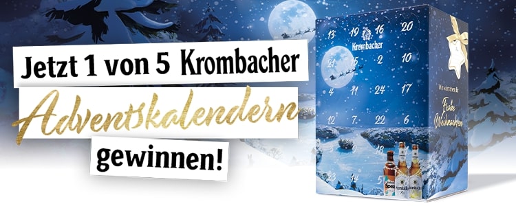 Krombacher Gewinnspiel Adventskalender 2024