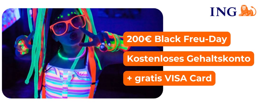 ING-Girokonto: 200€ Bonus