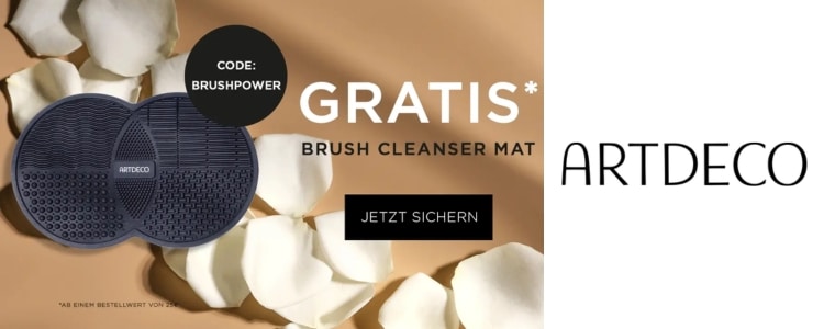 Gratis Pinselreinigermatte bei ARTDECO