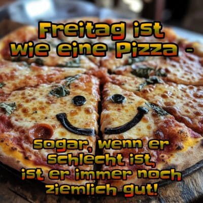 Guten Morgen Freitag; Pizza