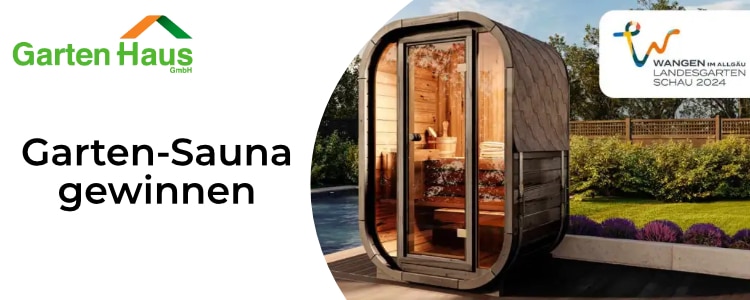 Garten-Sauna gewinnen