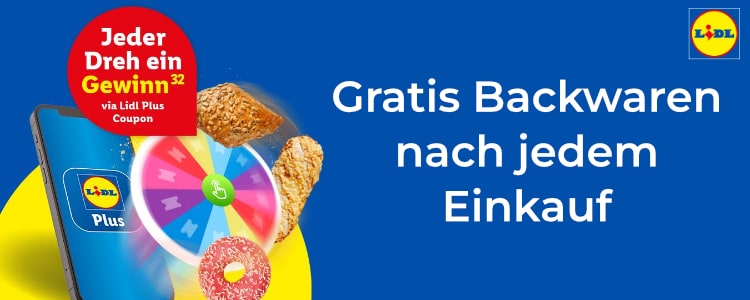 Lidl Bake-Off-Roulette; täglich Backwaren-Coupons