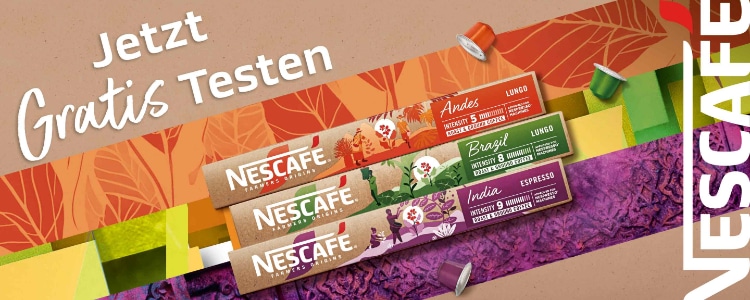 Nescafé Kaffee gratis testen