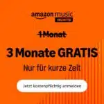 Amazon Music Unlimited 3 Monate testen