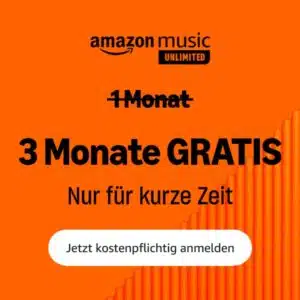 Amazon Music Unlimited 3 Monate testen