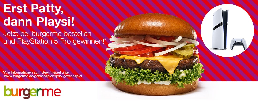 burgerme Gewinnspiel PlayStation 5 Pro