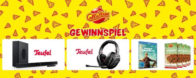 Call A Pizza-Gewinnspiel; FAST CHARLIE