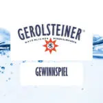 Gerolsteiner Gewinnspiel; 80 Gerolsteiner Mineralwasser Kästen