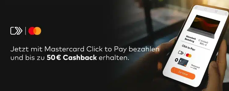 Click-to-Pay-Aktion von Mastercard