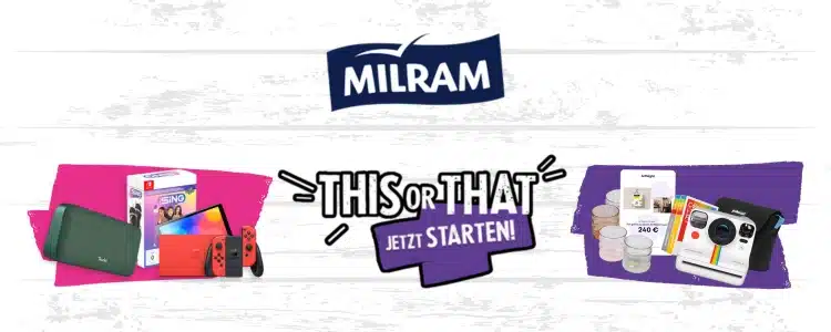 MILRAM-Gewinnspiel This or that Nintendo Switch