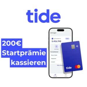 200€ Prämie für tide Geschäftskonto