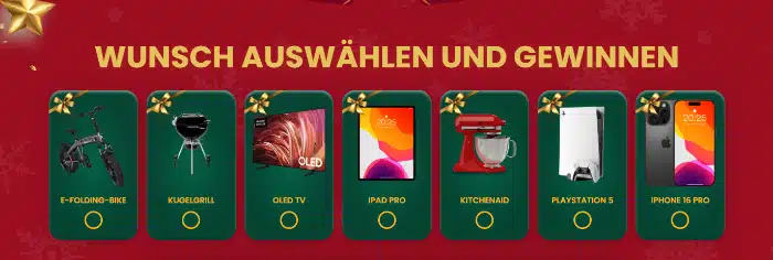 Wunschgewinne beim ALDI-Gewinnspiel