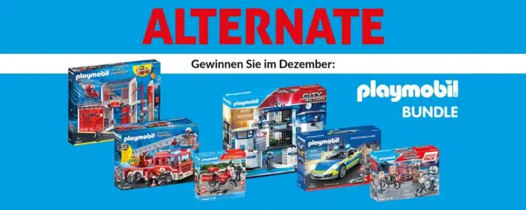 ALTERNATE Gewinnspiel: PLAYMOBIL Bundle mit sechs Spielsets