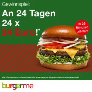 burgerme Gewinnspiel Gutschein Weihnachten