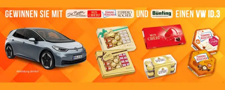 Ferrero Gewinnspiel Bünting VW ID.3