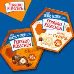 Ferrero Küsschen gratis testen