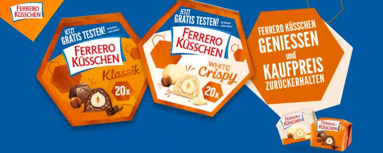 Ferrero Küsschen gratis testen