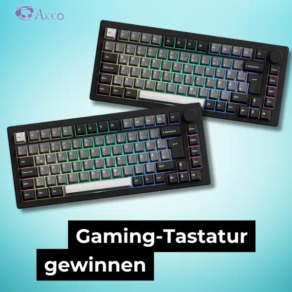 Gaming-Tastatur von Akko gewinnen