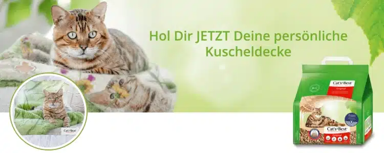 Gratis Katzendecke für Cat's Best Katzenstreu