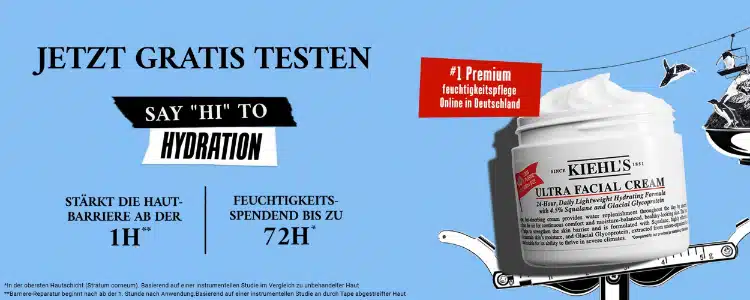 KIEHL's gratis testen; Feuchtigkeitscreme