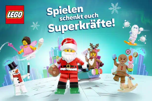 Nikolaus-Aktion; LEGO-Figuren für Weihnachten