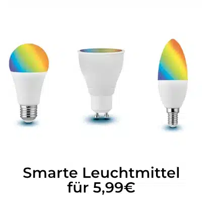 Smarte Leuchtmittel für 5,99€