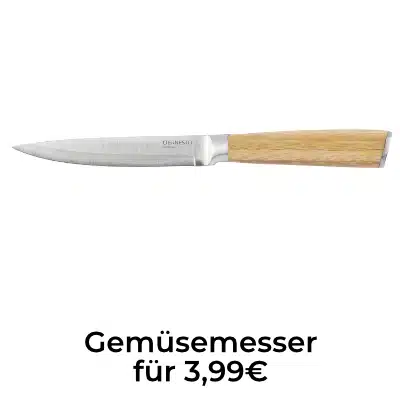 Gemüsemesser aus Bambus