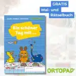 Mal- und Rätselbuch mit der Maus