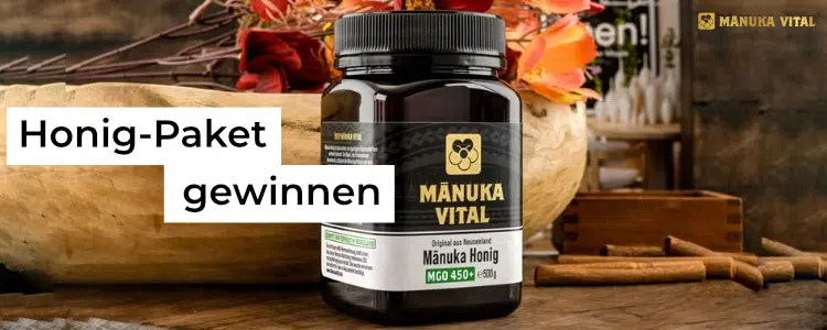 Manuka-Honig-Paket gewinnen