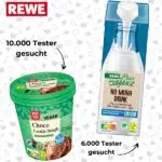 REWE Produkttester werden; Eis, vegane Milch-Alternative